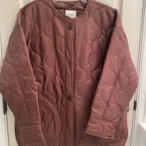 BNWT light weight quilted Abercrombie and Fitch jacket sz M
